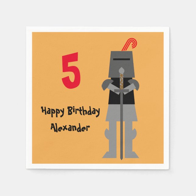 Servilleta De Papel Knight (Anverso)