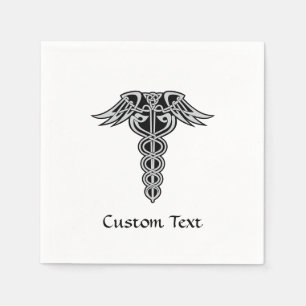 Servilleta De Papel Knot Caduceus Celtic