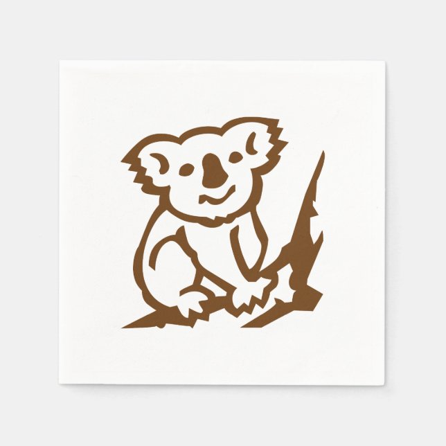 Servilleta De Papel Koala (Anverso)