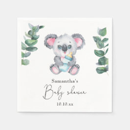 Servilleta De Papel Koala Bear Baby Shower