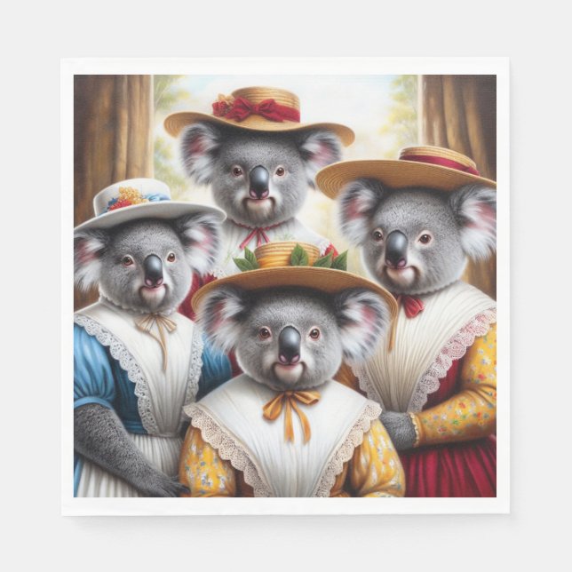 Servilleta De Papel Koala Little Women (Anverso)