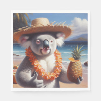 Servilleta De Papel Koala Luau