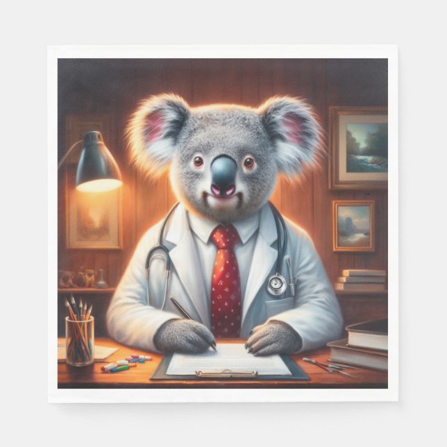 Servilleta De Papel Koala Médica (Anverso)