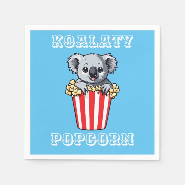 Servilleta De Papel Koalaty Popcorn (Anverso)