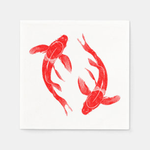 Servilleta De Papel Koi Fish
