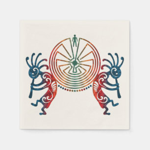 Servilleta De Papel KOKOPELLI / MAN IN THE MAZE + tus ideas
