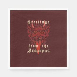 Servilleta De Papel Krampus Napkins