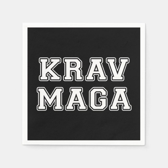 Servilleta De Papel Krav Maga (Anverso)