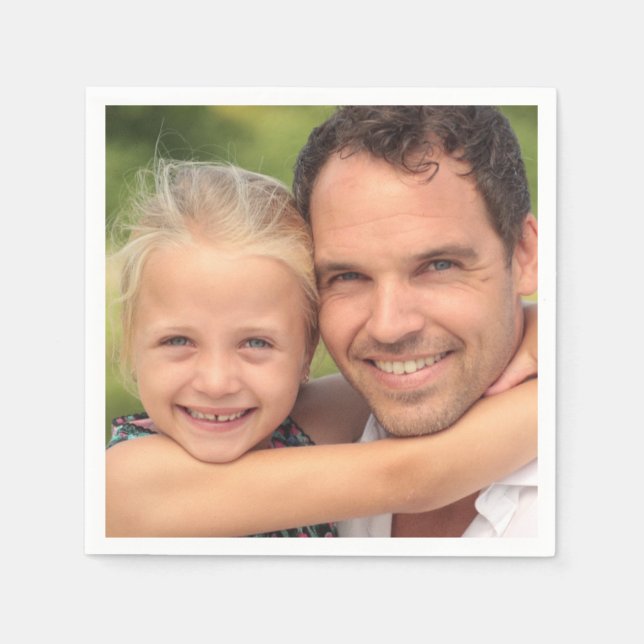 Servilleta De Papel Kundenspezifisches Foto (Anverso)