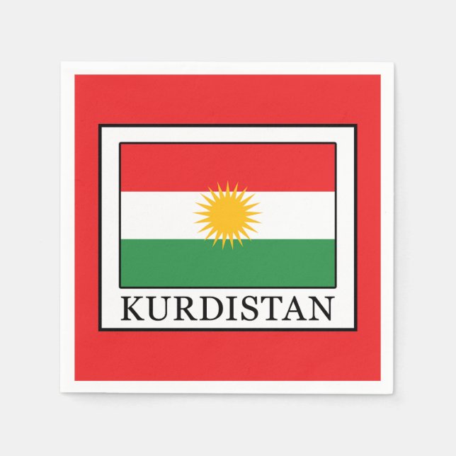 Servilleta De Papel Kurdistán (Anverso)