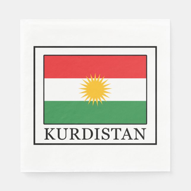 Servilleta De Papel Kurdistán (Anverso)