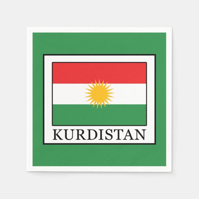 Servilleta De Papel Kurdistán (Anverso)