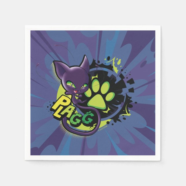 Servilleta De Papel Kwami Plagg milagroso (Anverso)