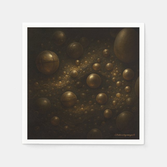 Servilleta De Papel L’Écumène des Sphères - Serviette en papier (Anverso)