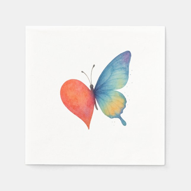 Servilleta De Papel La afluencia del corazón (Anverso)