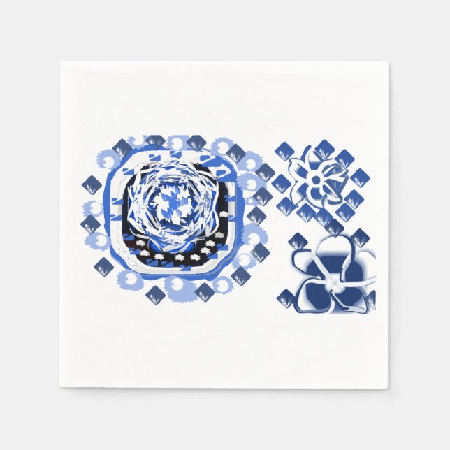 Servilleta De Papel La alegría de los copos de nieve (Anverso)