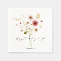 La Alegría del Señor floral minimalista