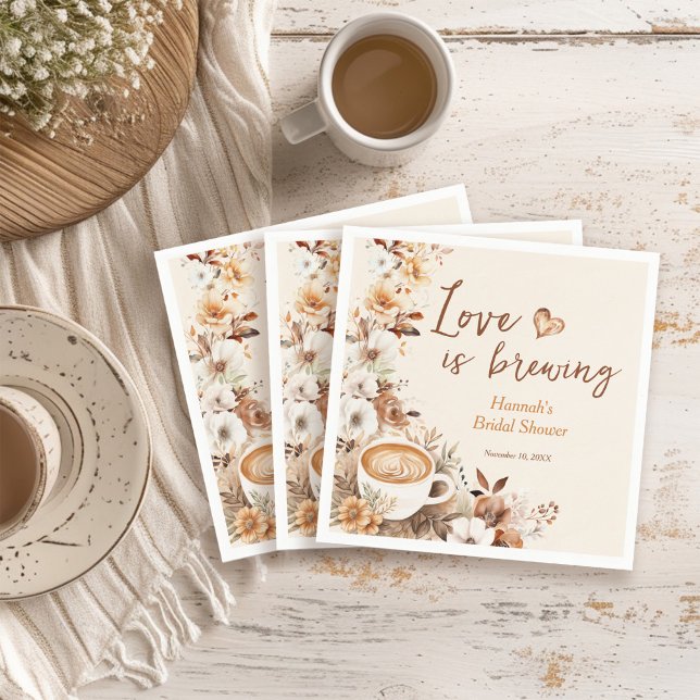 Servilleta De Papel La Amor está Preparando Café Despedida de Soltera (Subido por el creador)