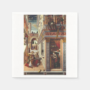 Servilleta De Papel La Anunciación, con San Emidio