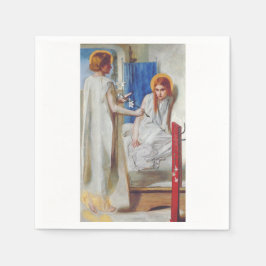 Servilleta De Papel La Anunciación por Dante Gabriel Rossetti