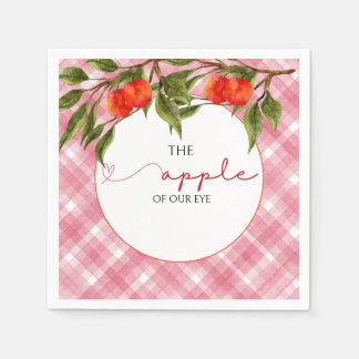 Servilleta De Papel La Apple De Nuestro Baby Shower Ojo