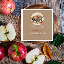 Servilleta De Papel La Apple De Nuestro Baby Shower Ojo