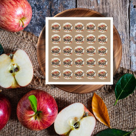 Servilleta De Papel La Apple De Nuestro Baby Shower Ojo