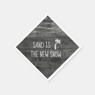 Servilleta De Papel La arena #Tropical de los días de fiesta de la