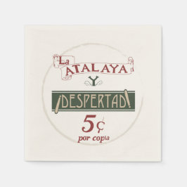 Servilleta De Papel La Atalaya Despertad 5 centavos
