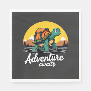 Servilleta De Papel La aventura espera es Aventuras de senderismo es A