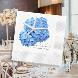 Servilleta De Papel La aventura floral azul comienza con las servillet