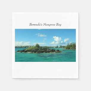Servilleta De Papel La bahía de los manglares de las Bermudas