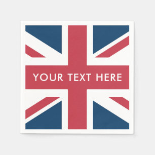 Servilleta De Papel La bandera británica Union Jack