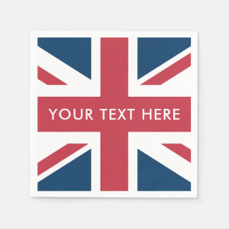 Servilleta De Papel La bandera británica Union Jack