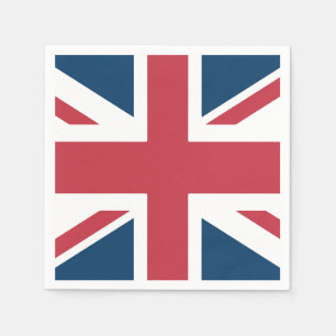 Servilleta De Papel La bandera británica Union Jack