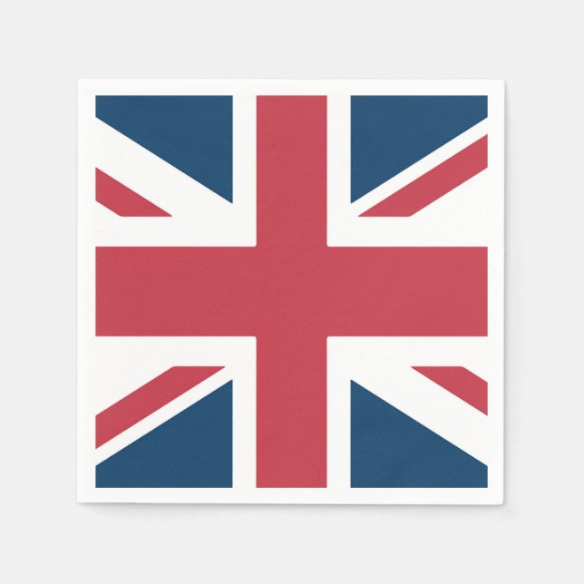 Servilleta De Papel La bandera británica Union Jack (Anverso)