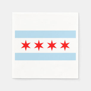 Servilleta De Papel La bandera de Chicago