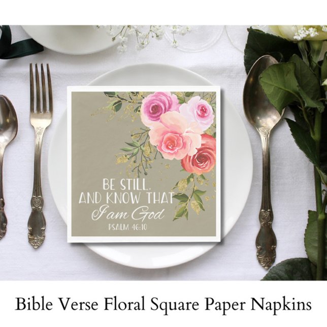 Servilleta De Papel La Biblia Verse Plaza Floral (Subido por el creador)