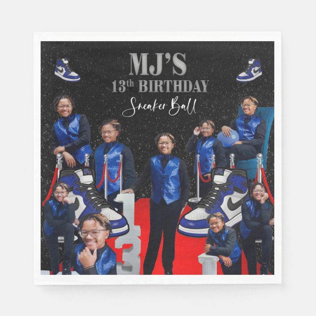Servilleta De Papel La bola de zapatillas de MJ (Anverso)
