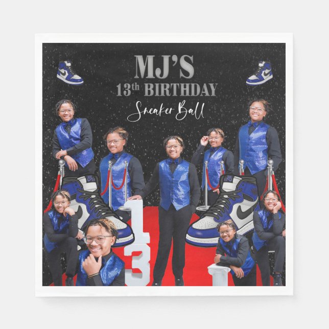 Servilleta De Papel La bola de zapatillas de MJ (Anverso)