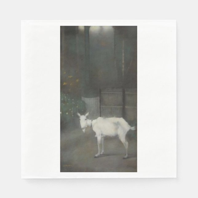 Servilleta De Papel La cabra vieja (por Jan Mankes) (Anverso)