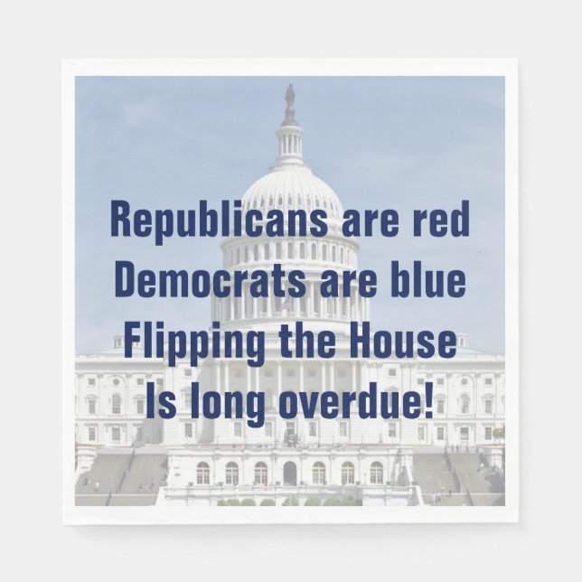 Servilleta De Papel La caída de la Cámara de Representantes (Anverso)