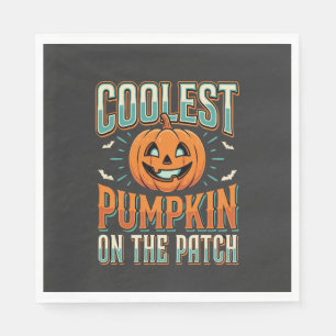 Servilleta De Papel La Calabaza Más Genial Del Diseño De Halloween Pat