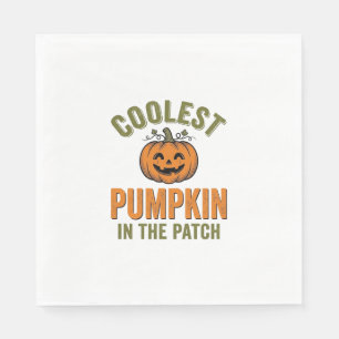 Servilleta De Papel La calabaza más genial del parche de Halloween vin