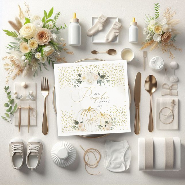 Servilleta De Papel La Calabaza Pequeña Está En Camino (Subido por el creador)