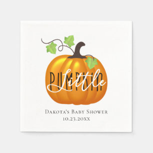 Servilleta De Papel La calabaza pequeña está en camino Cute Baby Sho