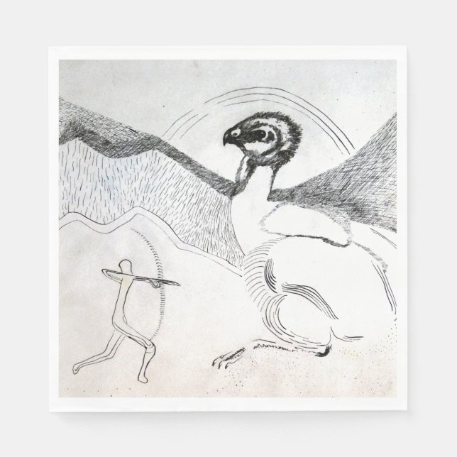 Servilleta De Papel La caza (Anverso)