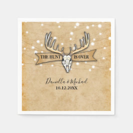 Servilleta De Papel La caza de Bodas rusos terminó