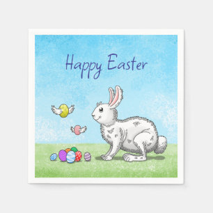 Servilleta De Papel La caza de huevos de Easter Bunny