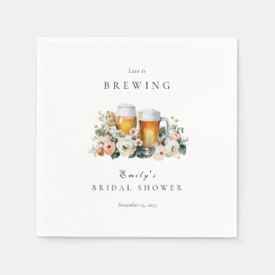 Servilleta De Papel La cerveza de la boda de la lluvia de amor